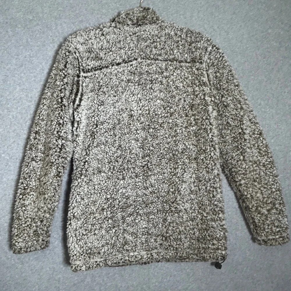 Cabin Fever Ramatex Sherpa Jacket Unisex Large Brown White Fleece Gorpcore Cozy
